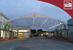 copertura in pvc hangar